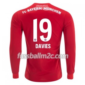 Fußballtrikots FC Bayern München Alphonso Davies 19 Heim Trikotsatz 2019-2020 Langarm